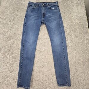 Levis 512 Jeans Mens 32x34 (Fits 30x32) Blue Slim Taper Fit Stretch Denim Modern